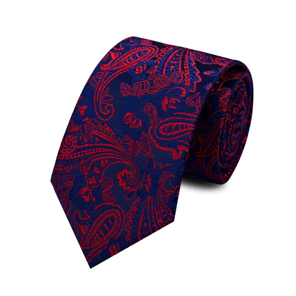4.5 şal desenli kravat