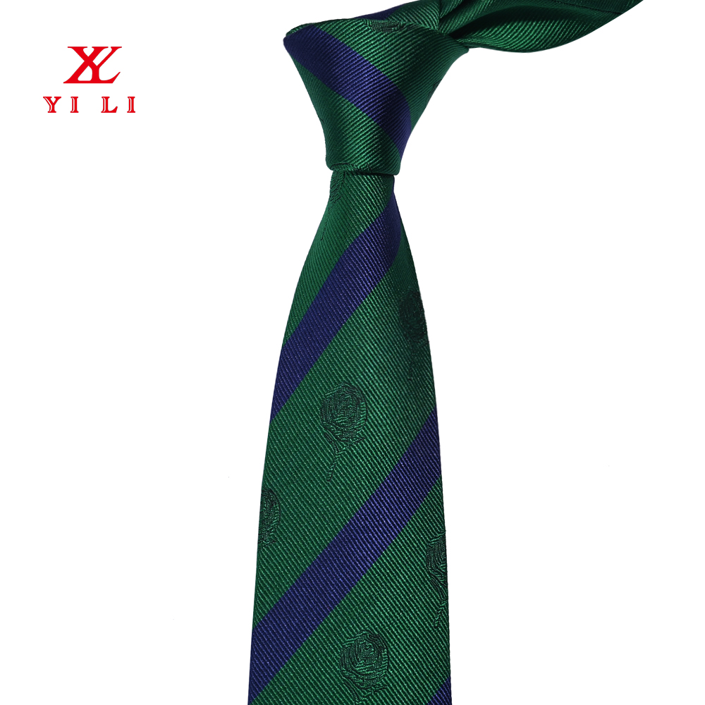 China Woven Polyester Customized Ties With Your Own Logo Design