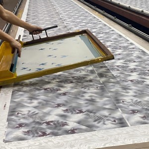 Screen printing, hand printing(1)