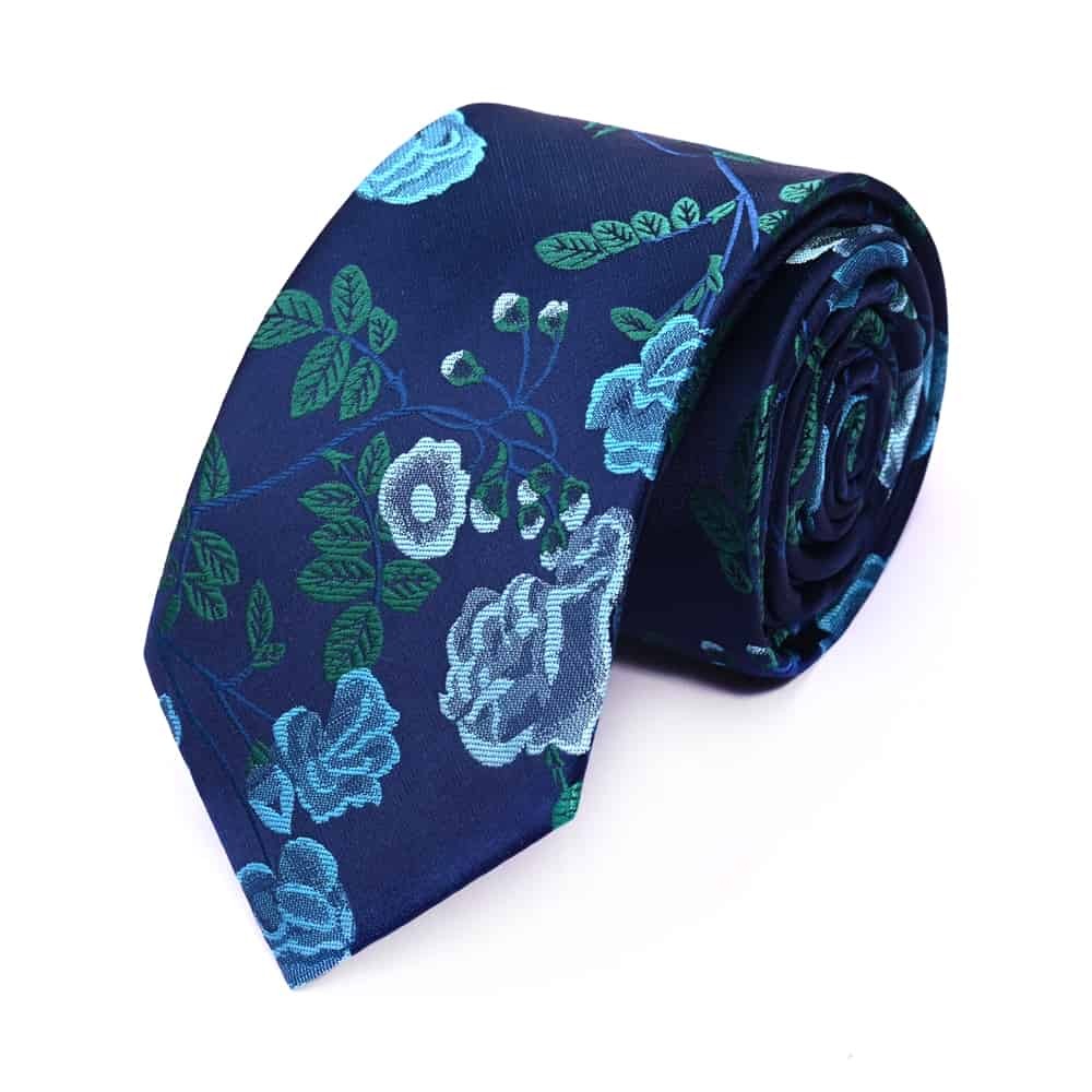 4.6 floral necktie